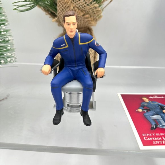 Hallmark Keepsake Ornament Captain Jonathan Archer Star Trek Enterprise NX-01 - Picture 4 of 9
